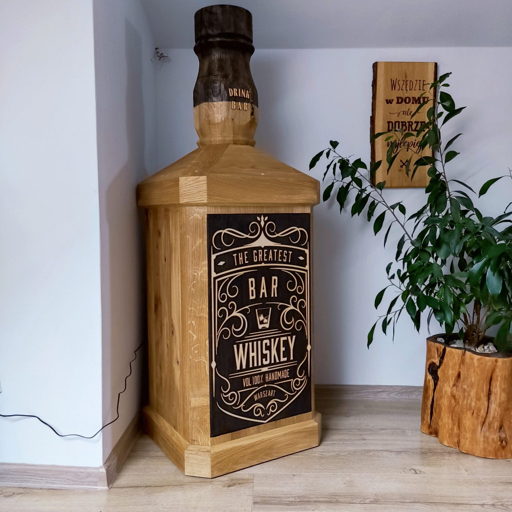 WIELKA BUTELKA WHISKY – BAREK NA ALKOHOL