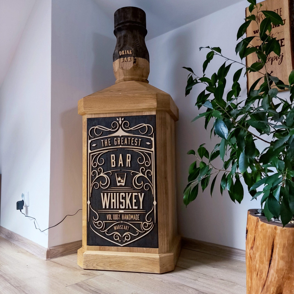 WIELKA BUTELKA WHISKY – BAREK NA ALKOHOL